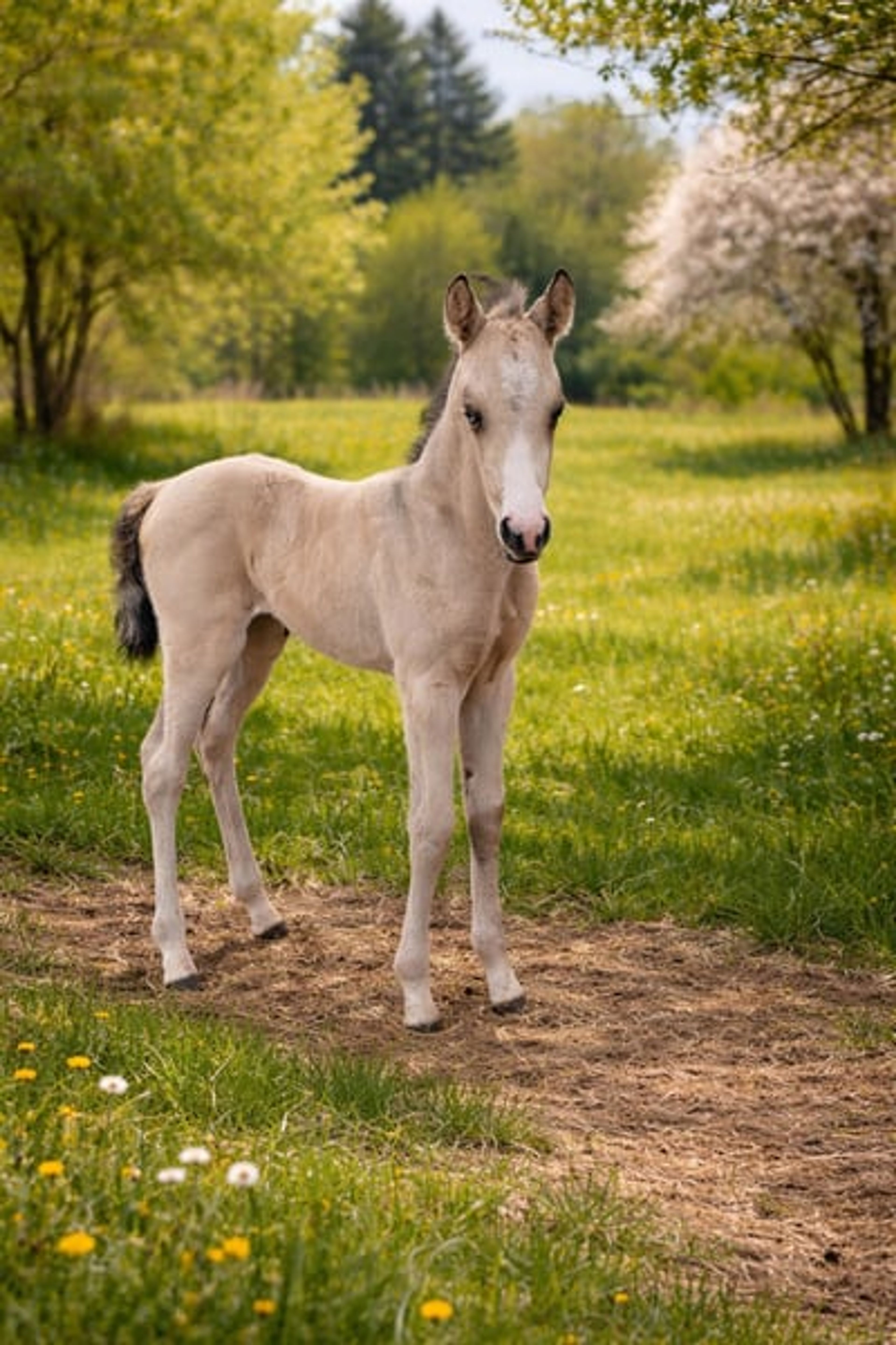 Futurity Reining Prospect of the Highest Class: Buckskin Foal