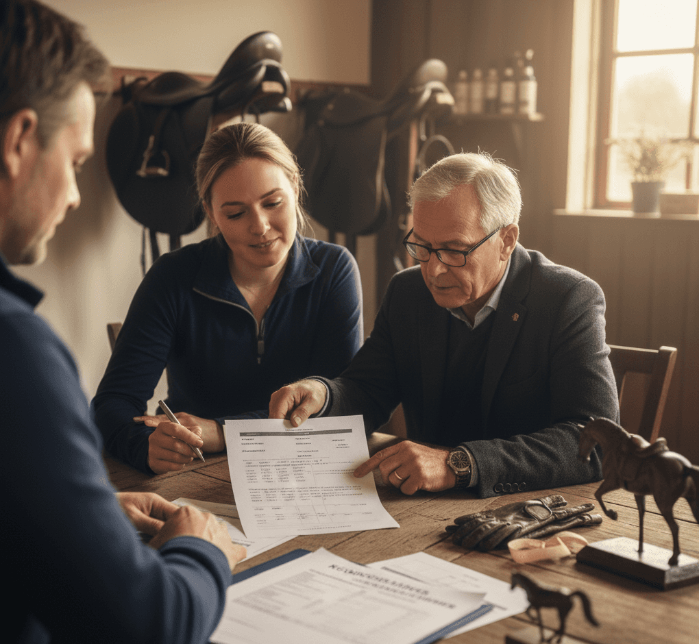 Horse sales contract drafting