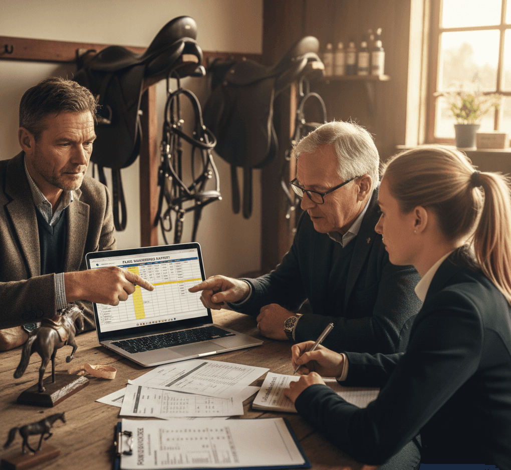 Horse valuation and pricing determination